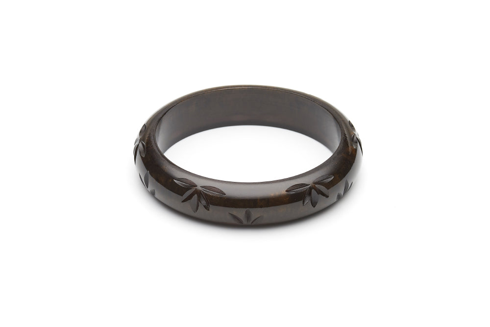 Midi Golden Night Fakelite Bangle