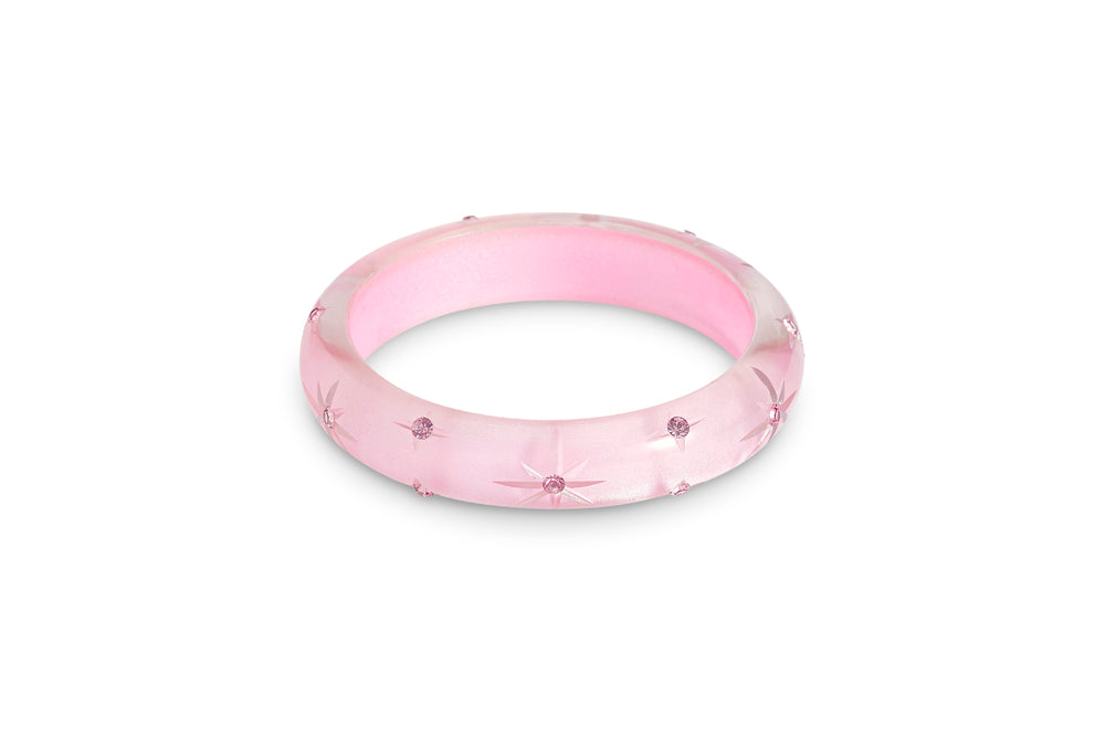 Midi Dusty Pink Moonglow Bangle