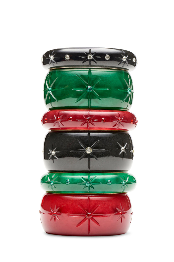 Emerald Moonglow Maiden Bangle