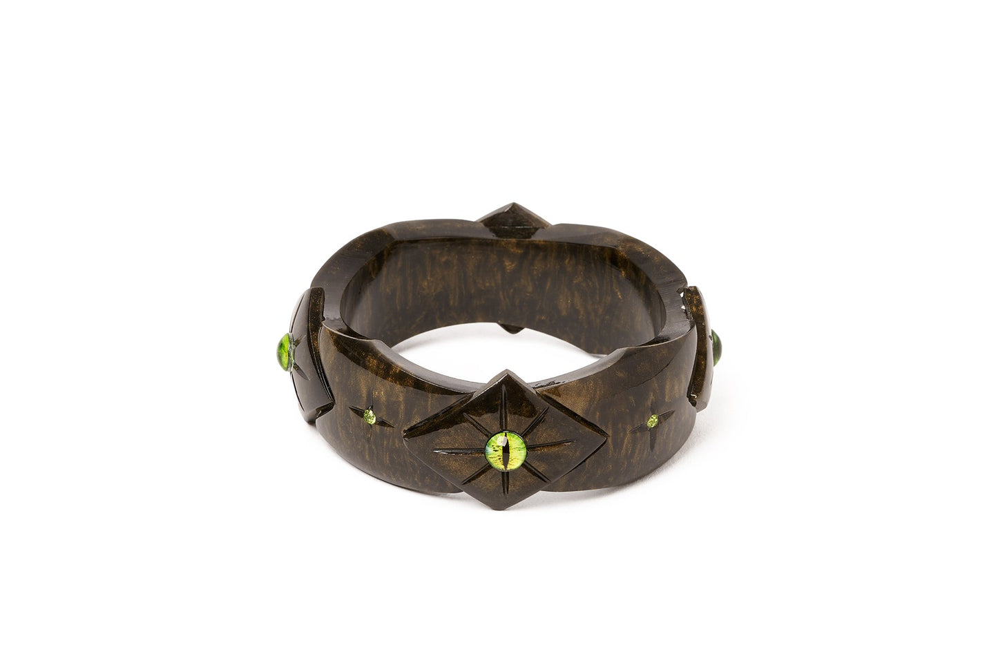 Wide Hypnotised Bangle