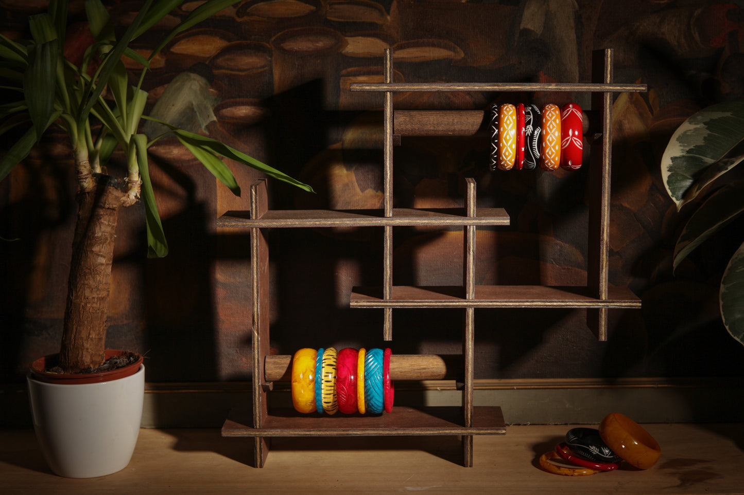 Double Gay Box Bangle Stand