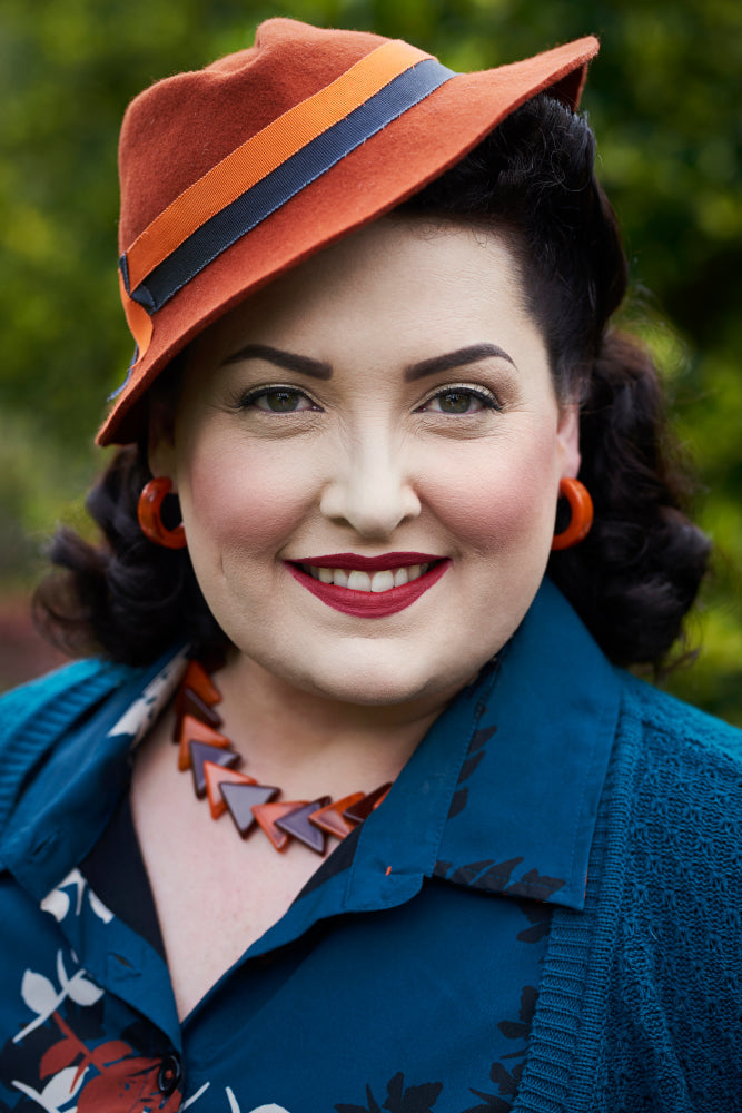 Fox Fakelite Triangle Necklace