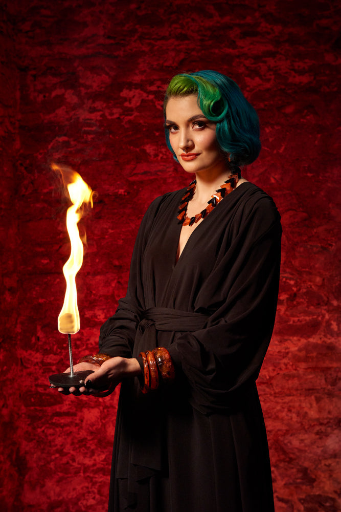 Midi Jack-O Carved Bangle