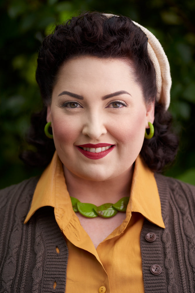 Alder Fakelite Hoop Earrings