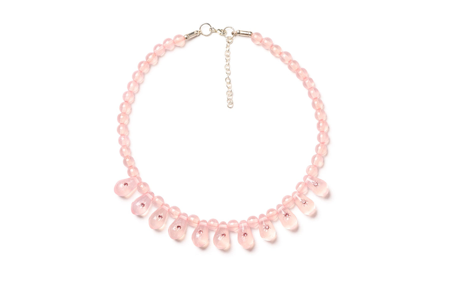 Earrings Pink Chiffon
