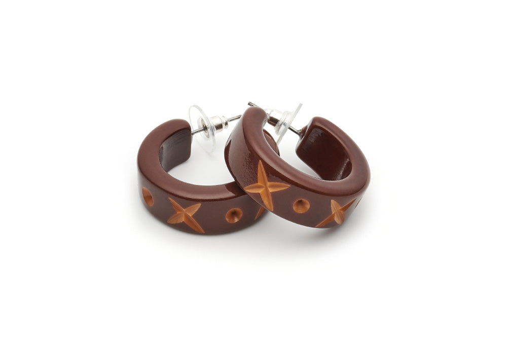 Walnut and Almond Set of 3 Maiden Bangles