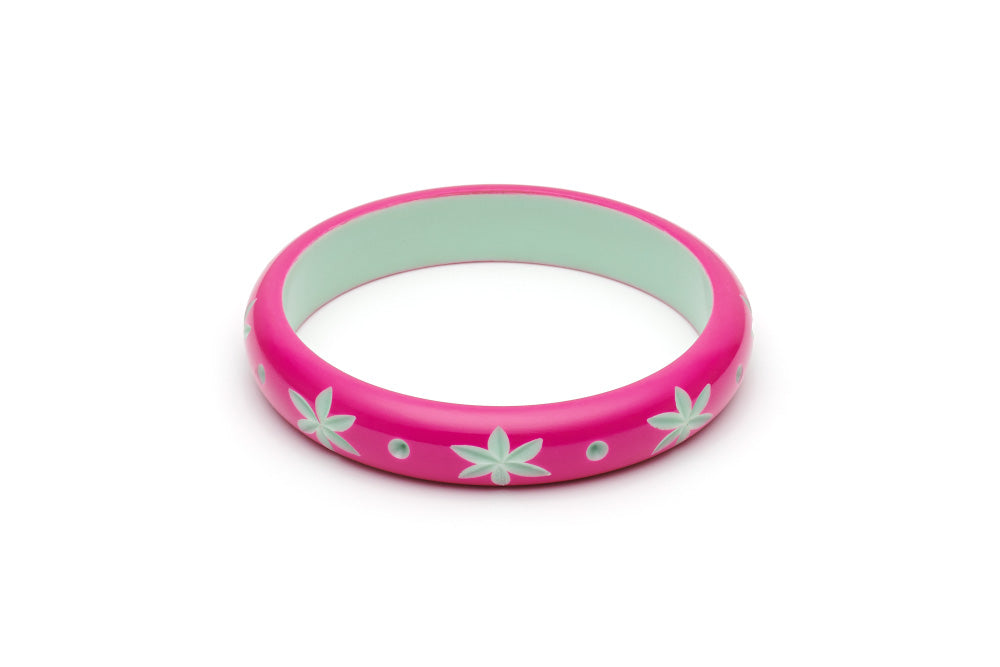 Splendette Midi Flamingo Carved Duchess Bangle