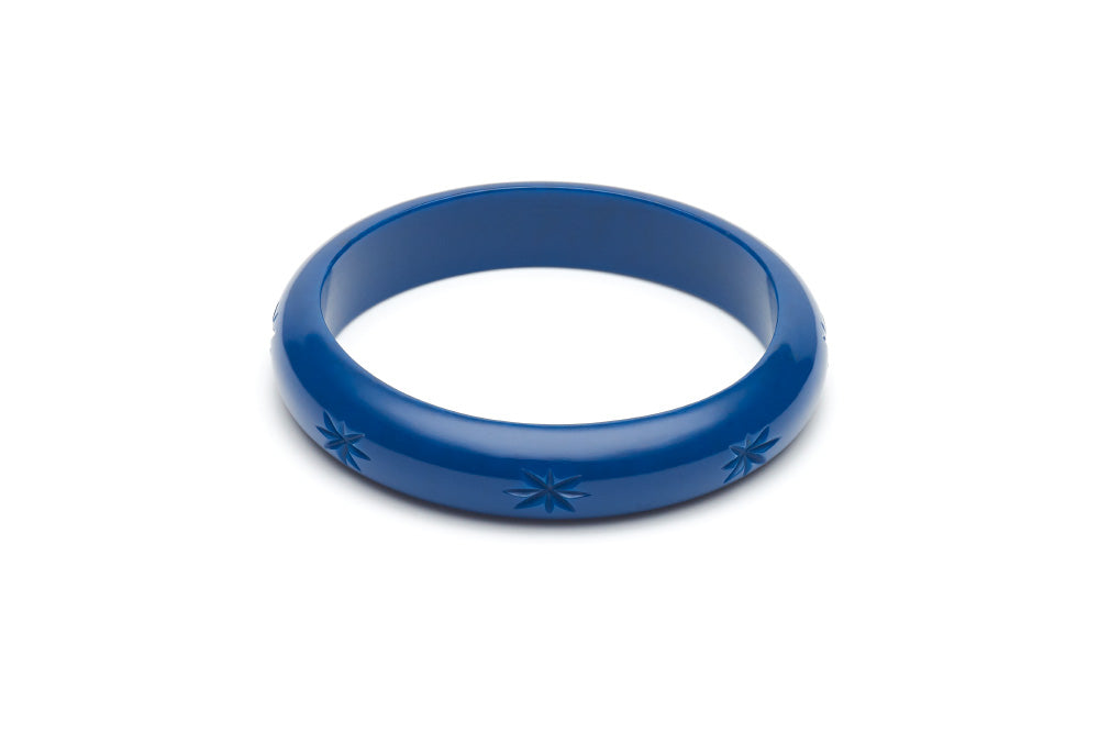 Retro style midi duchess bangle in twilight