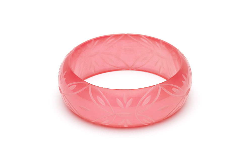 Wide Rose Fakelite Duchess Bangle
