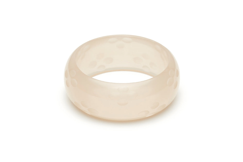 Wide Coconut Fakelite Bangle