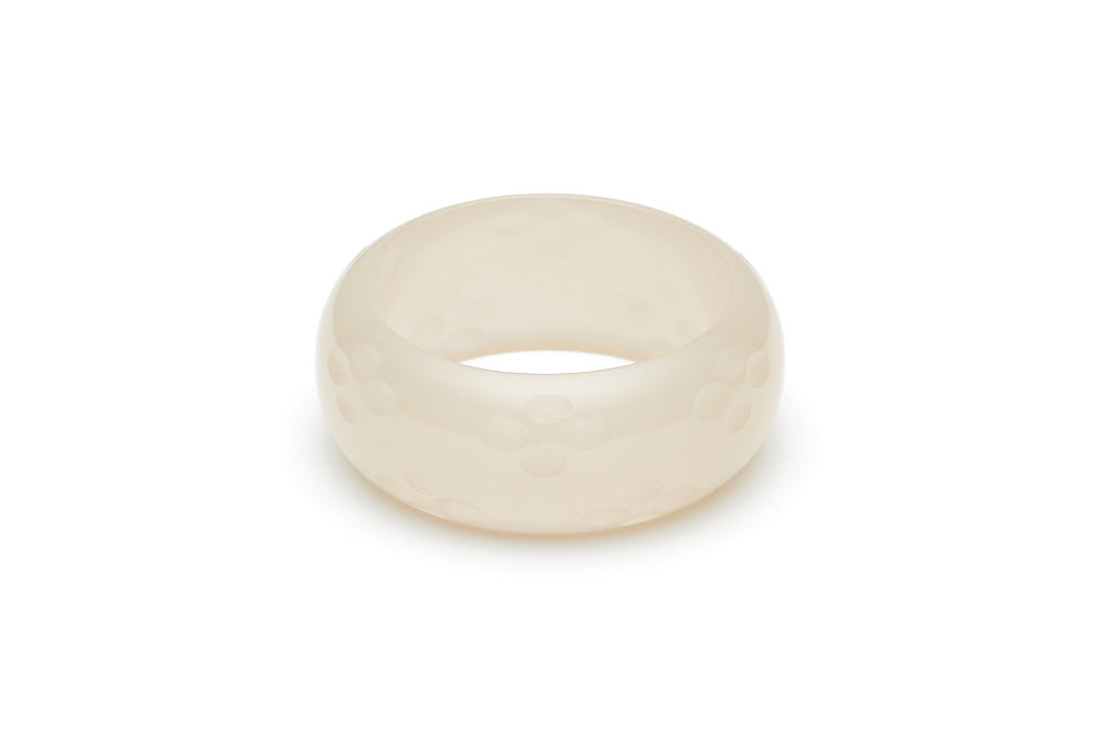 Wide Coconut Fakelite Maiden Bangle