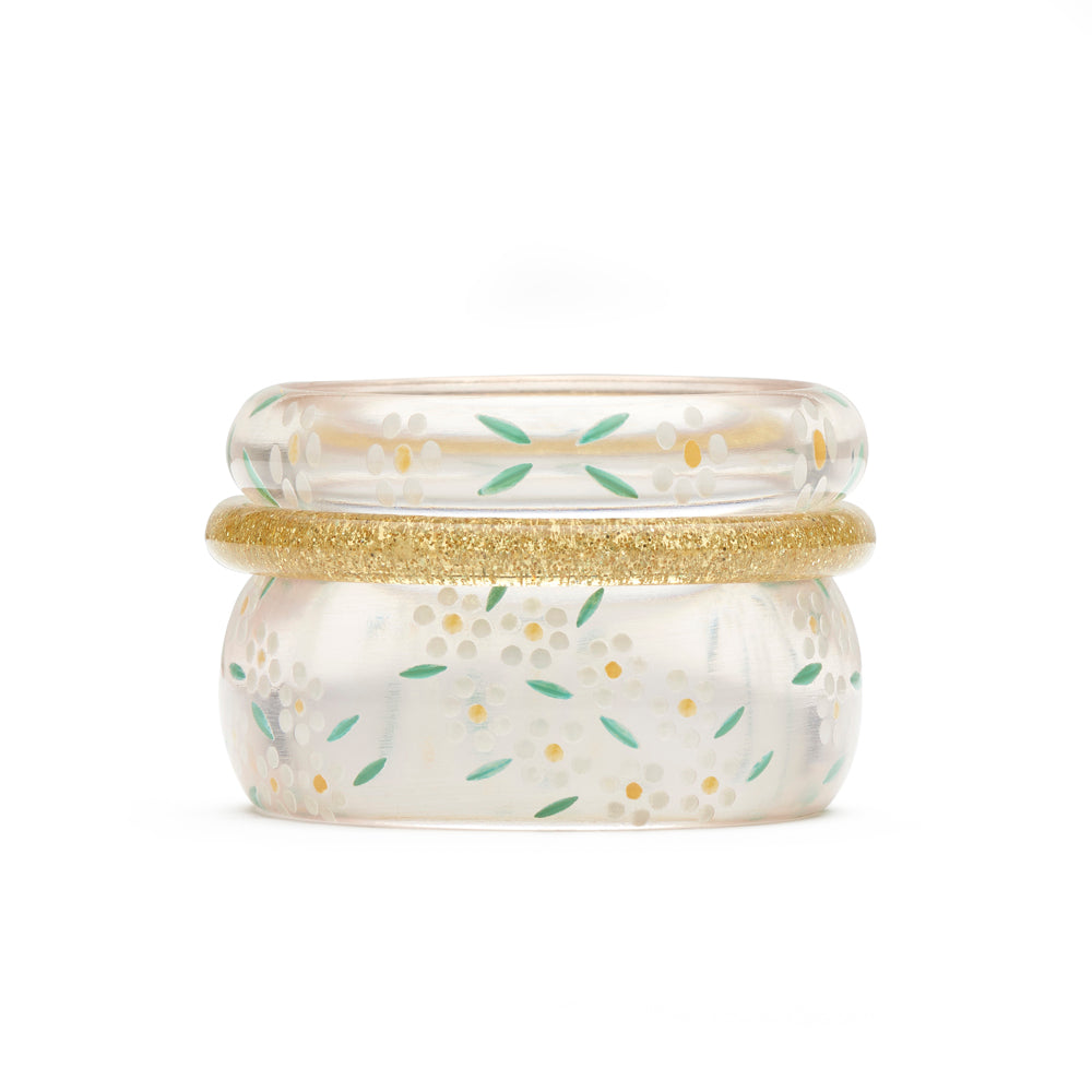 Narrow Marigold Diamante Bangle