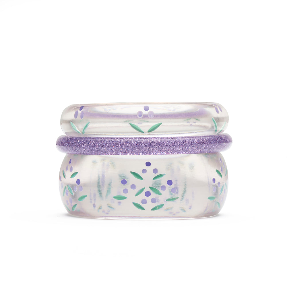 Archive - Narrow Lilac Glitter Bangle