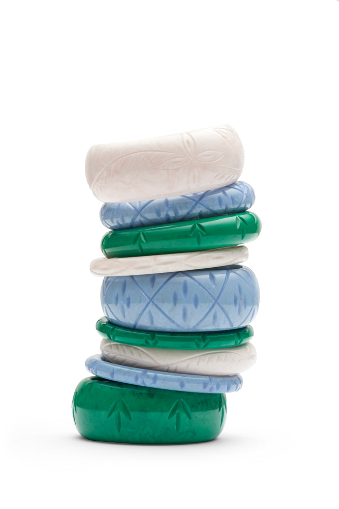 Midi Bluebell Fakelite Bangle