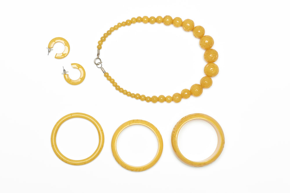 Narrow Marigold Fakelite Duchess Bangle