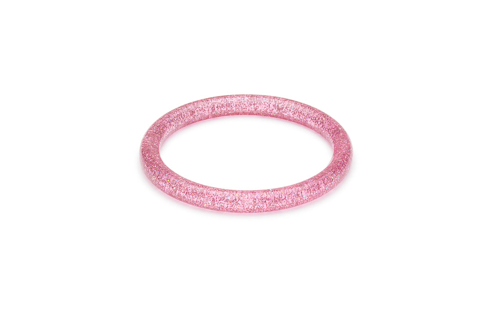 Archive - Narrow Pale Pink Glitter Bangle