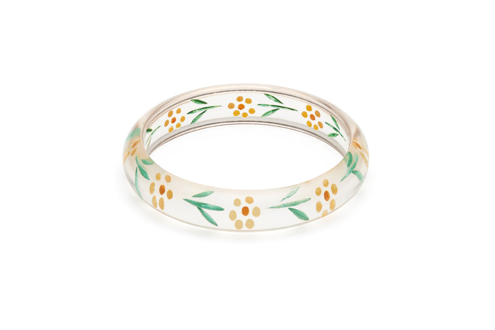 Midi Marigold Reverse Carved Bangle