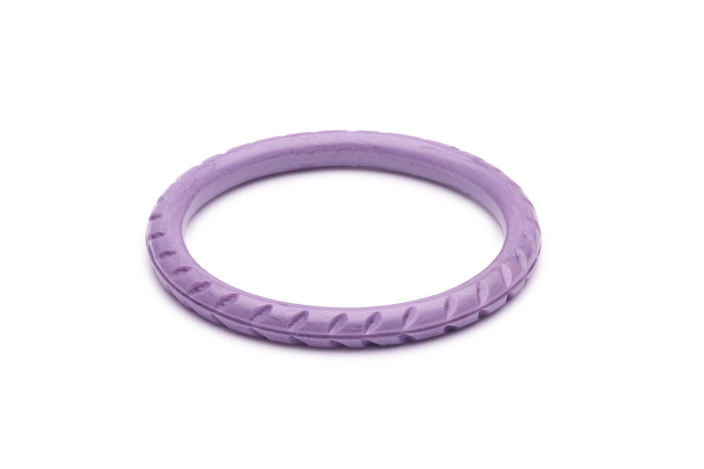 Narrow Wisteria Fakelite Duchess Bangle