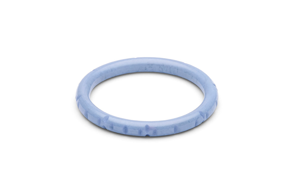 Narrow Bluebell Fakelite Bangle