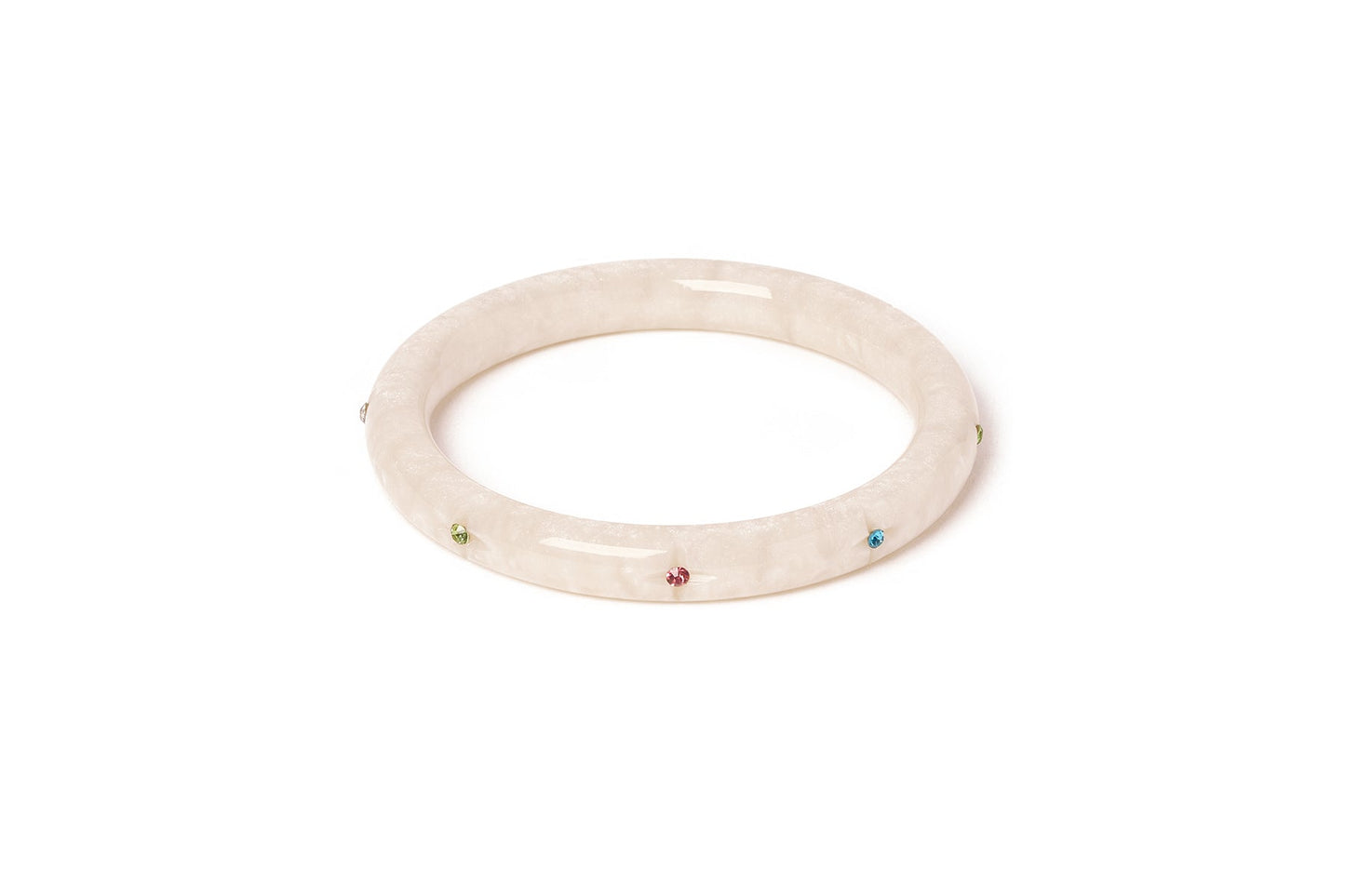 Narrow Frosted Gems Bangle
