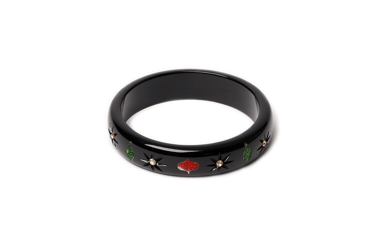 Midi Black Baubles Bangle