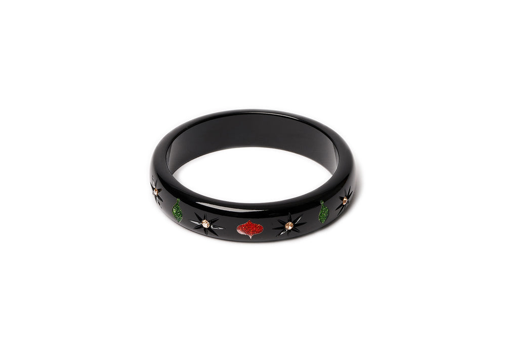 Midi Black Baubles Maiden Bangle