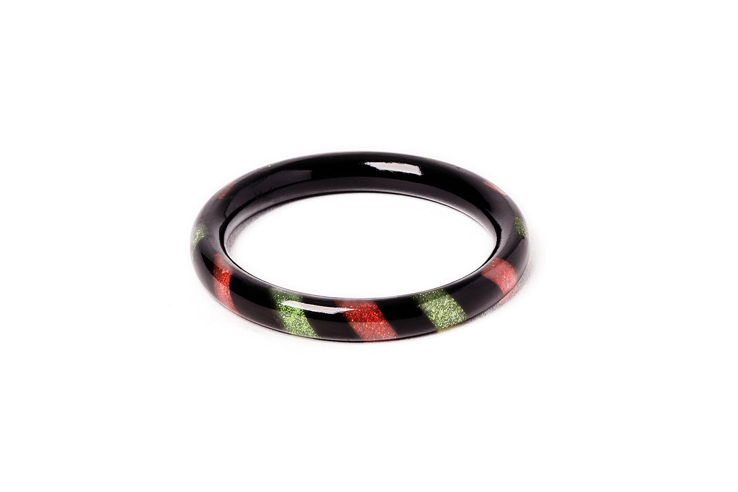 Narrow Pressies Candy Stripe Bangle