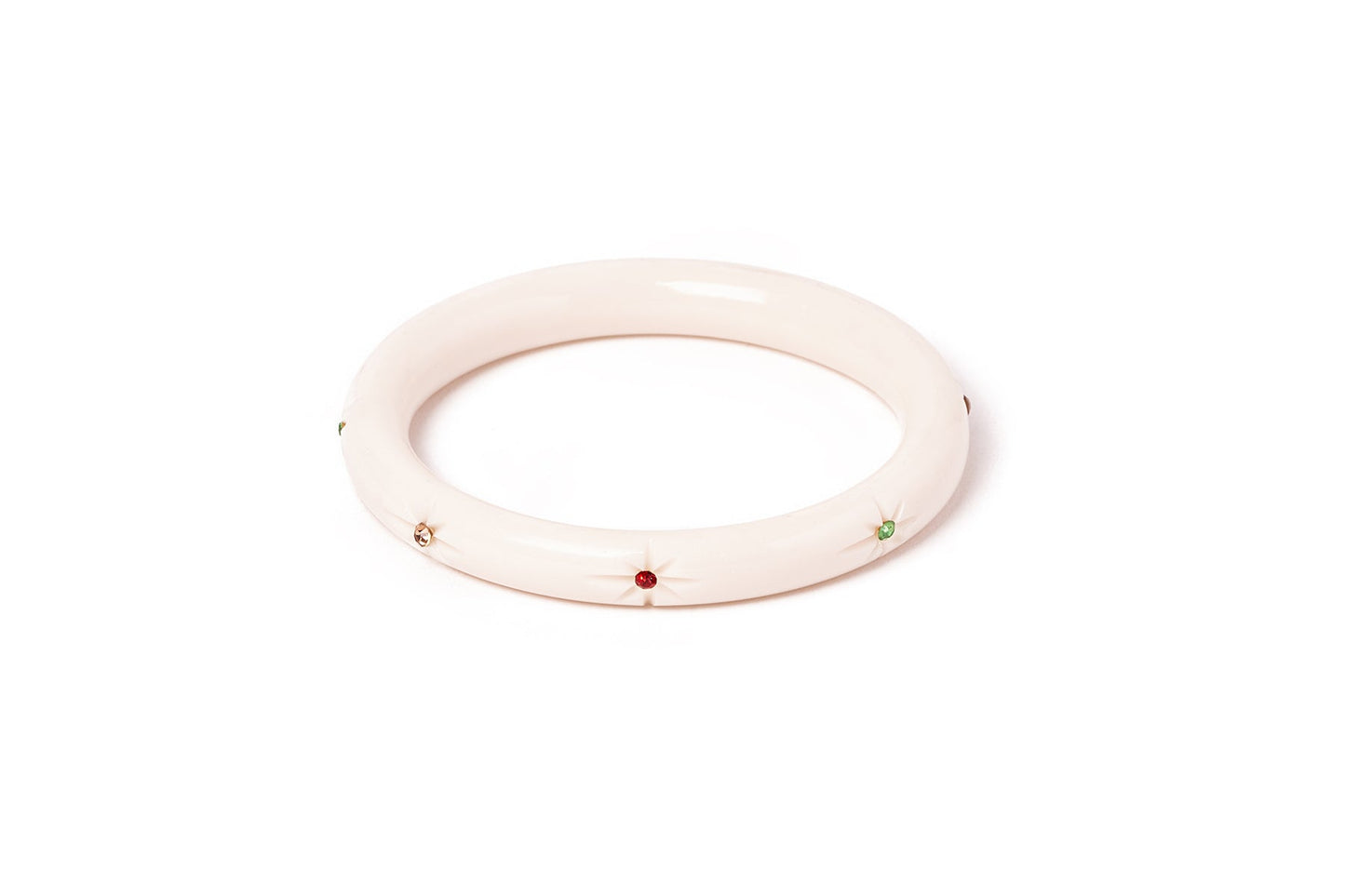 Narrow Holly Starburst Bangle