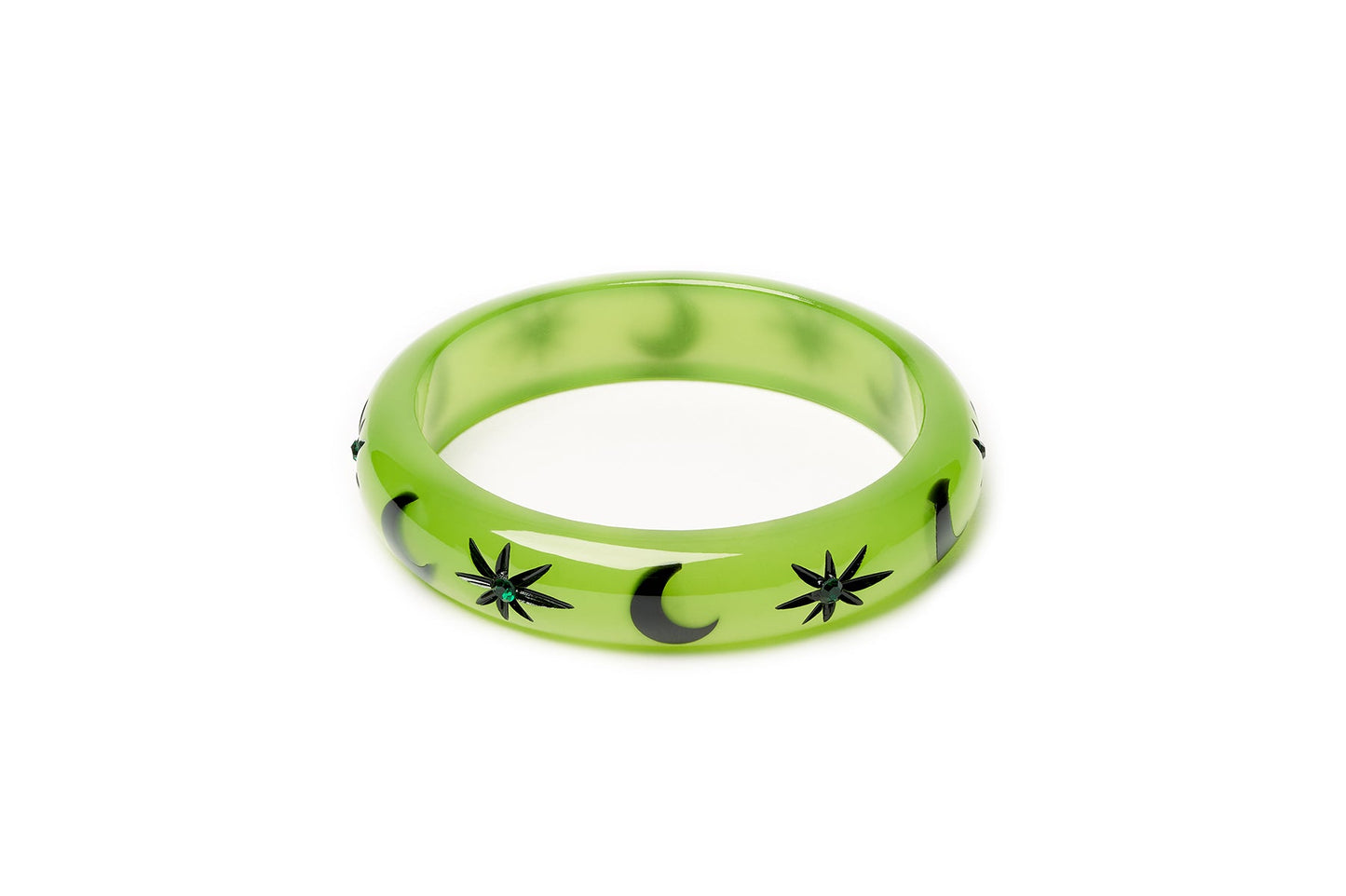 Midi Serpent Moon Bangle