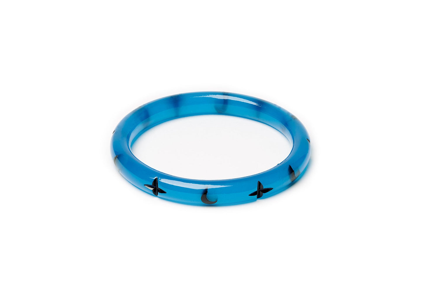 Narrow Wolf Moon Bangle
