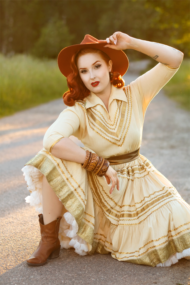 Almond Carved Hoop Earrings