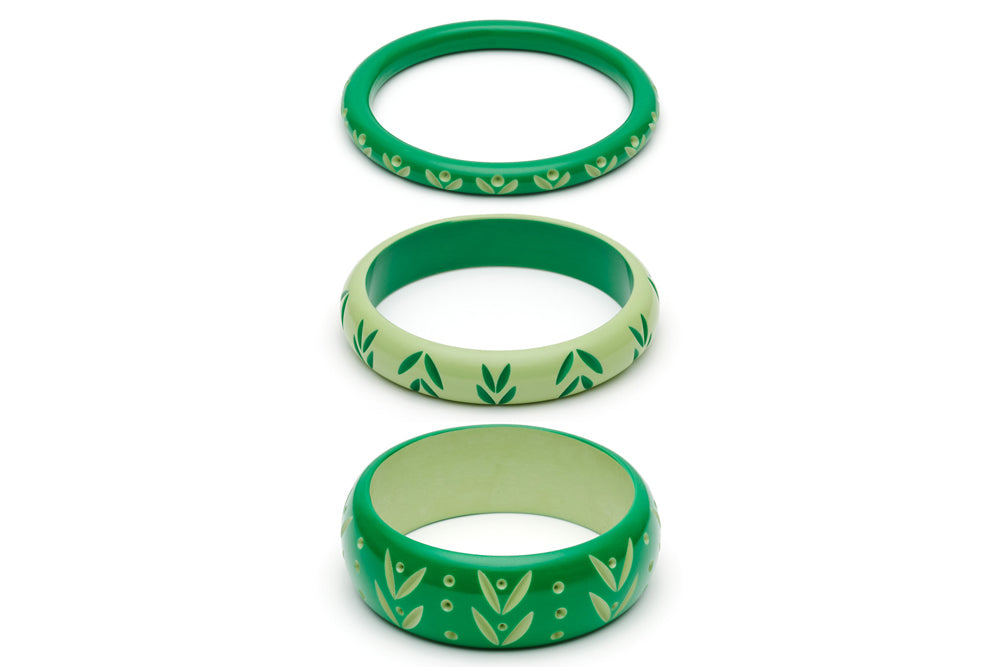 Summer and Spring Set of 3 Duchess Bangles