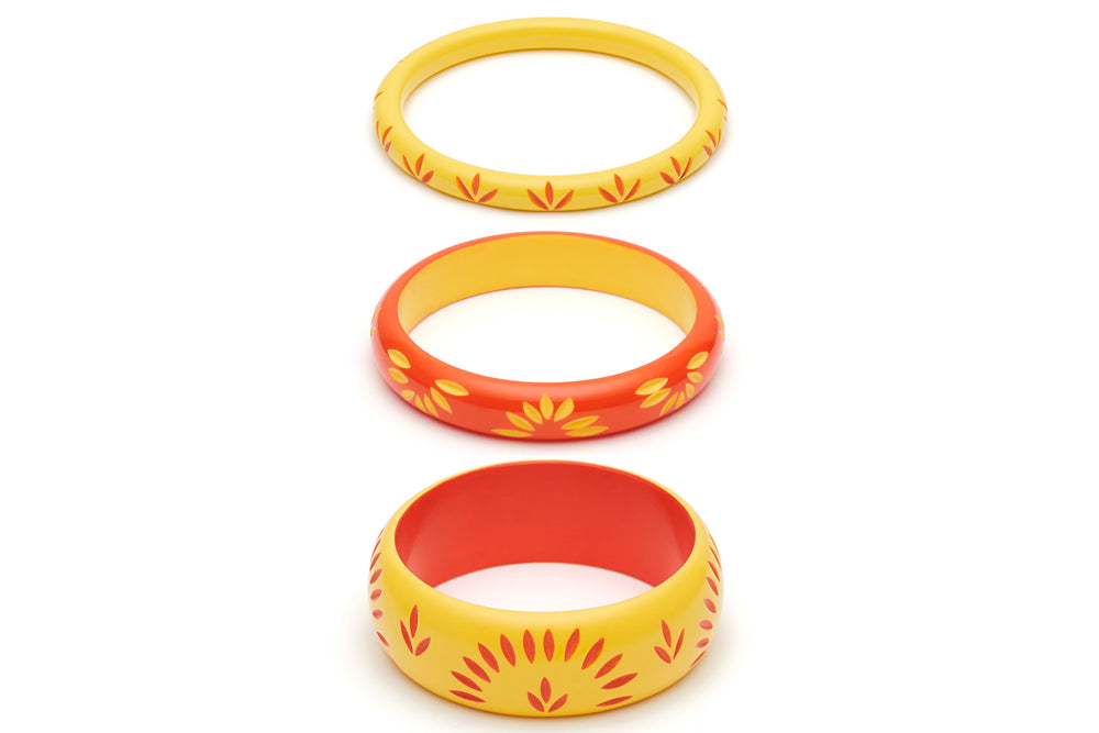 Sunrise and Sunset Set of 3 Duchess Bangles