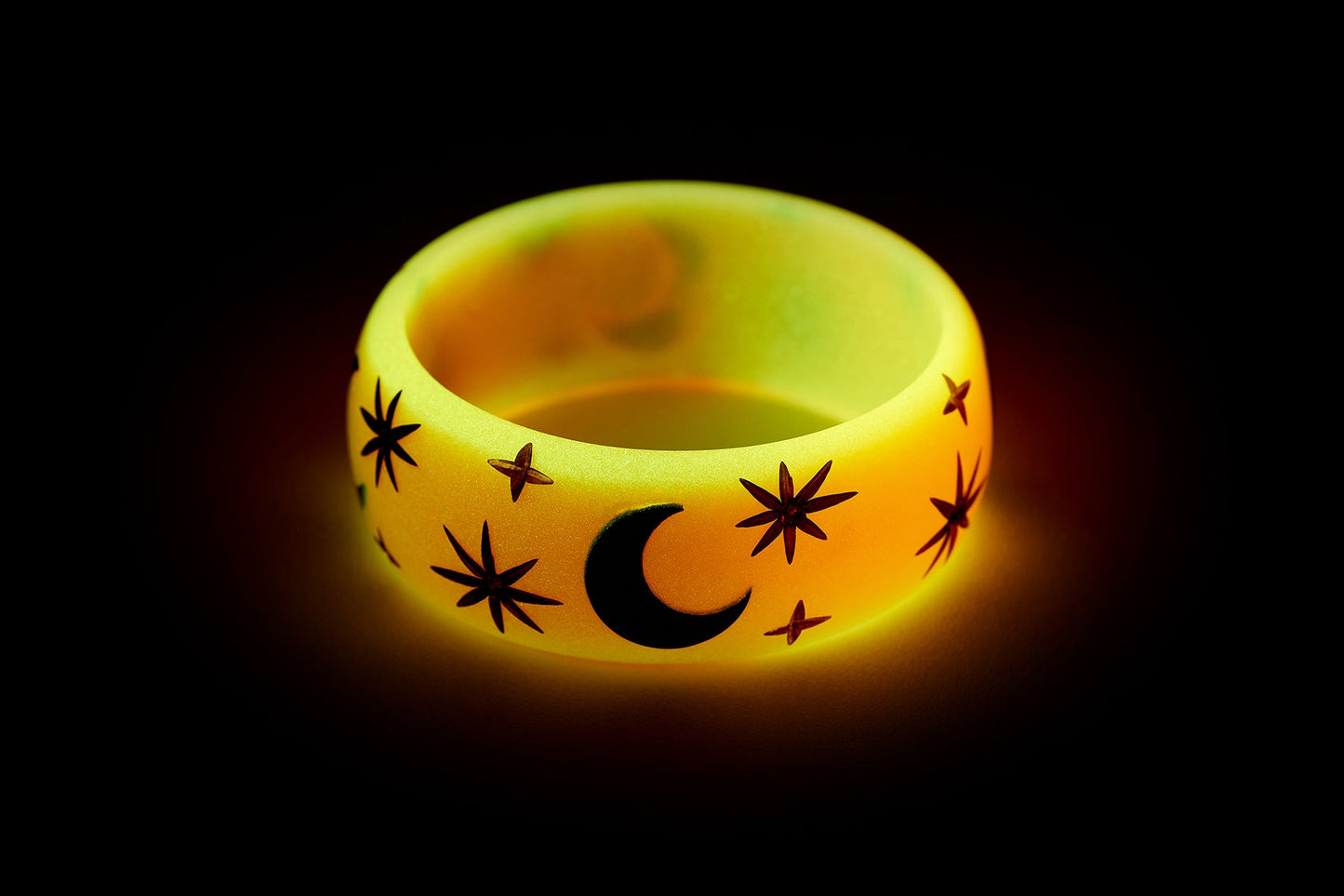 Wide Harvest Moon Bangle
