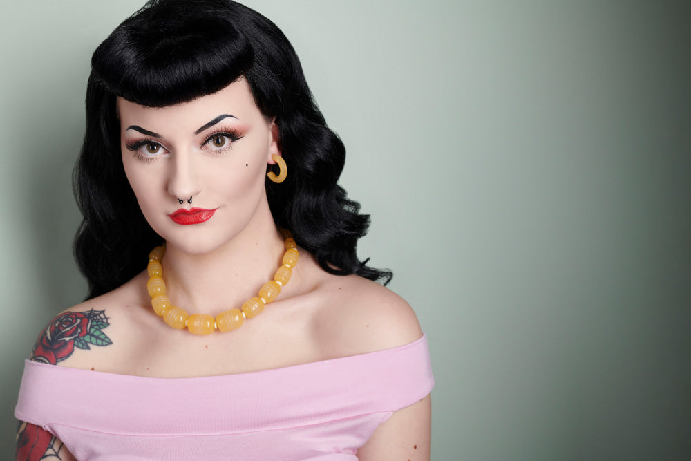 Sherbet Fakelite Bead Necklace
