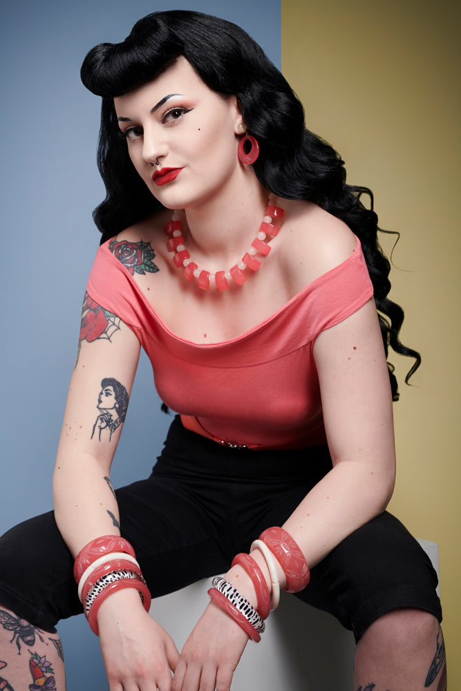 Midi Rose Fakelite Bangle