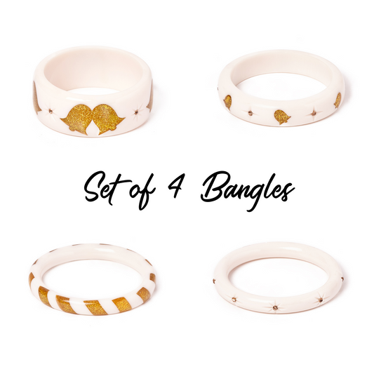 Bells Bangles Set of 4