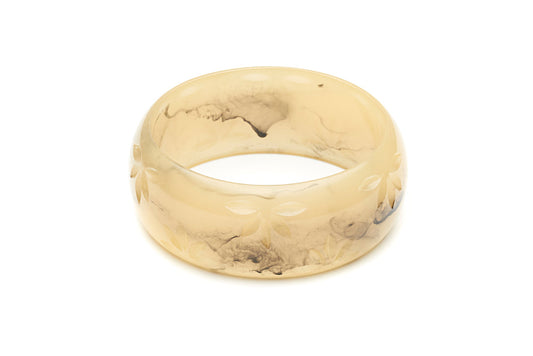Wide Night Crème Fakelite Duchess Bangle