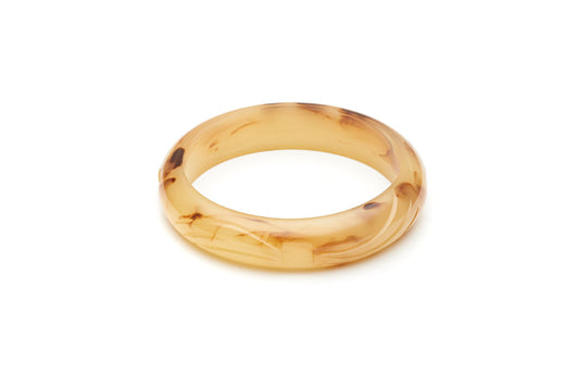 Midi Chocolate Crème Fakelite Bangle