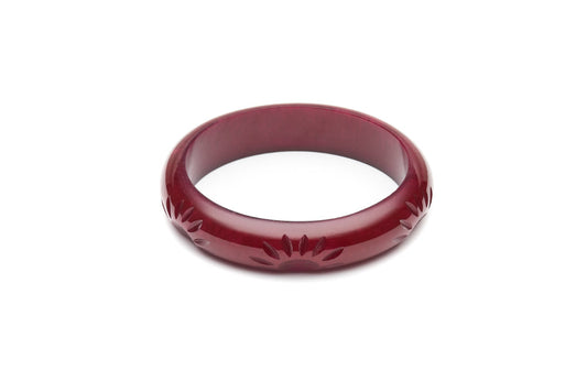 Midi Golden Burgundy Fakelite Bangle