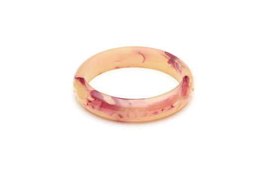 Midi Burgundy Crème Fakelite Bangle