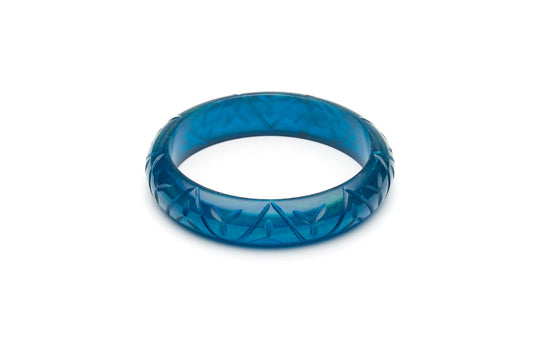 Midi Golden Teal Fakelite Bangle