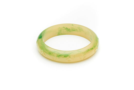 Midi Moss Crème Fakelite Bangle