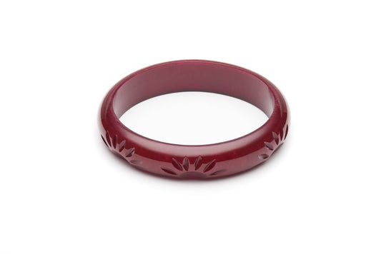 Midi Golden Burgundy Fakelite Duchess Bangle
