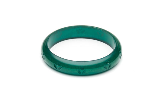 Midi Golden Moss Fakelite Duchess Bangle