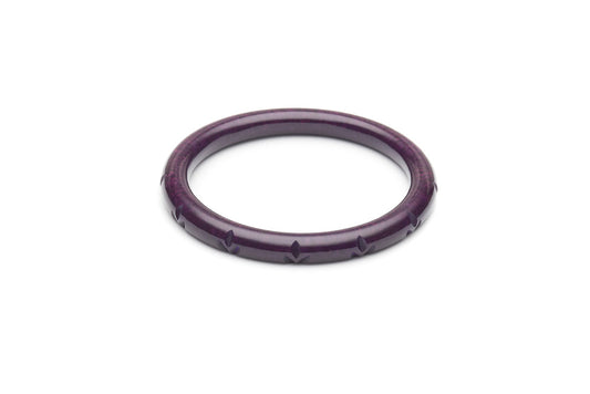 Narrow Golden Grape Fakelite Bangle