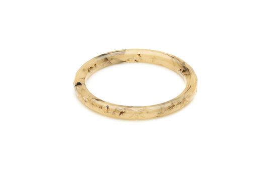 Narrow Night Crème Fakelite Bangle