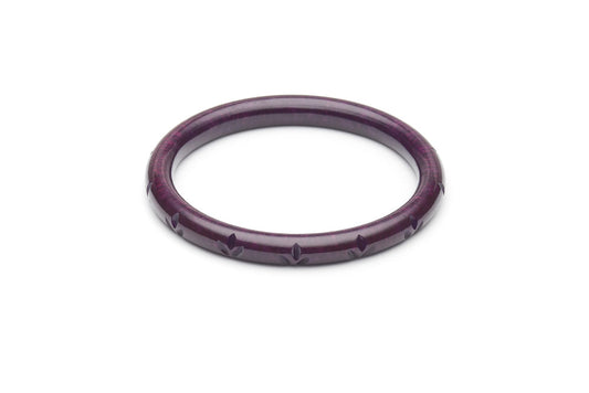 Narrow Golden Grape Fakelite Duchess Bangle