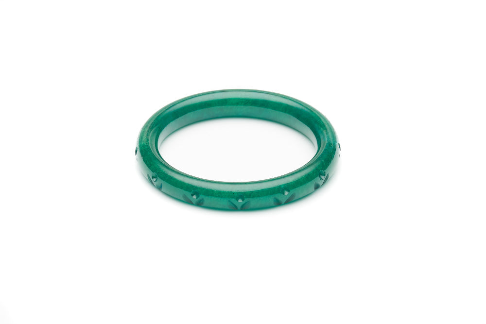 Golden Moss Fakelite Maiden Bangle
