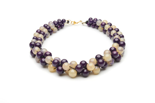 Golden Grape Fakelite Beads